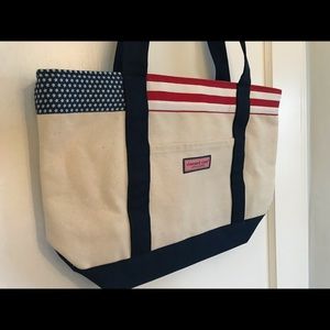 Vineyard Vines Flag Tote
